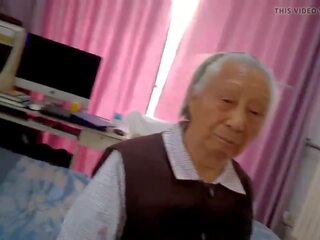 Old Chinese Granny gets Fucked, Free ripened HD dirty film d5
