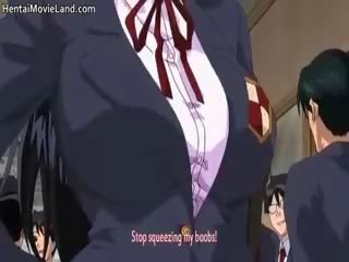 Argëtues anime kolegj cuties duke thithur penis part3
